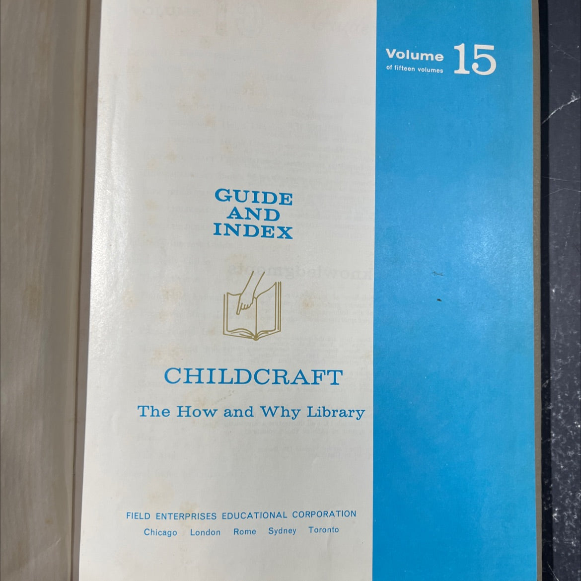 childcraft the how and why library book, by field enterprises educational corporation, 1970 Hardcover image 2