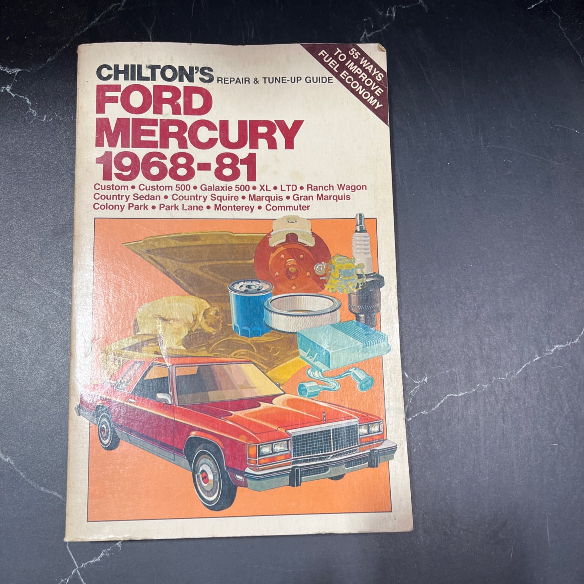 chilton's repair & tune-up guide ford mercury 1968-81 book, by kerry a. freeman, richard j. rivele, ron webb, 1981 image 1