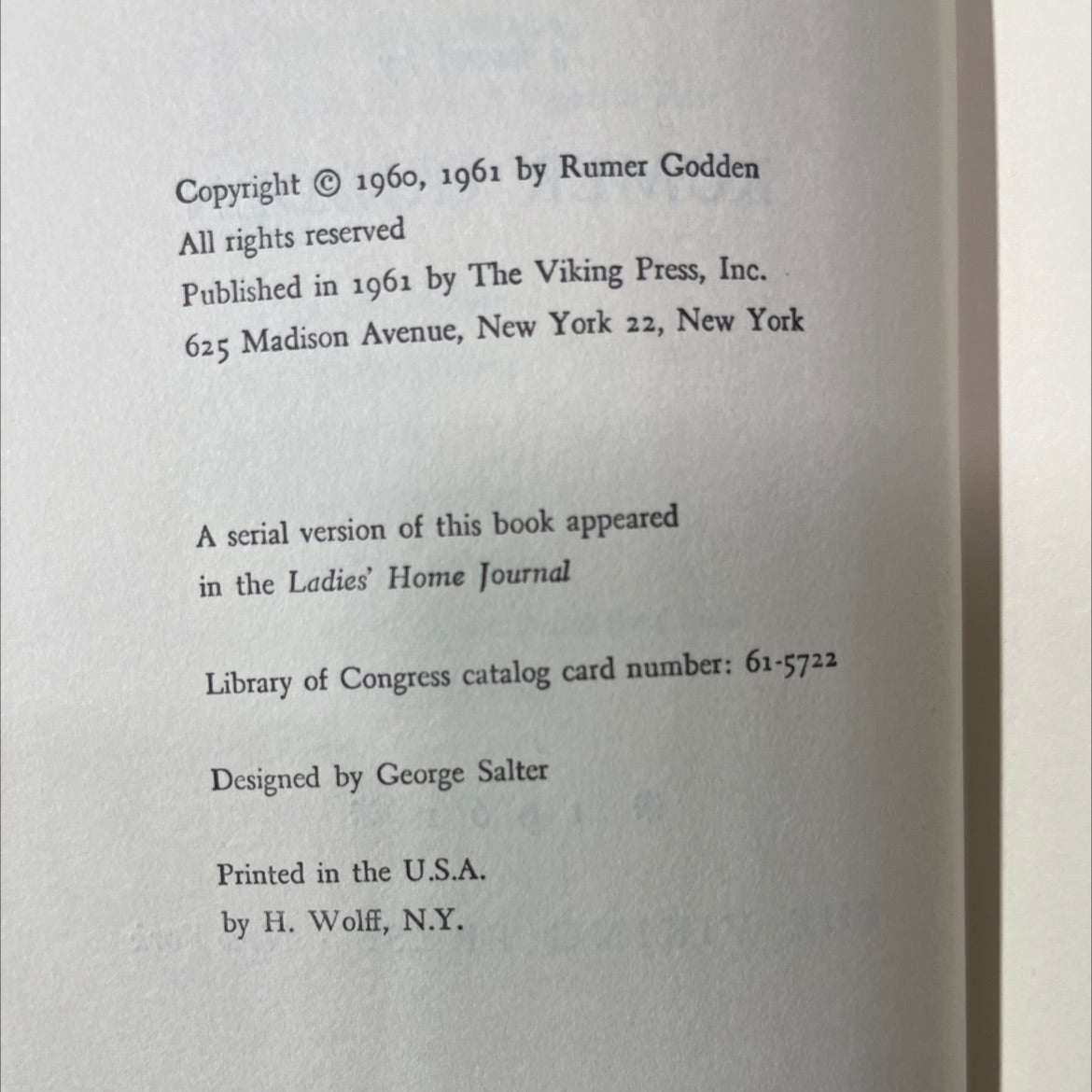 china court the hours of a country house book, by rumer godden, 1961 Hardcover image 3