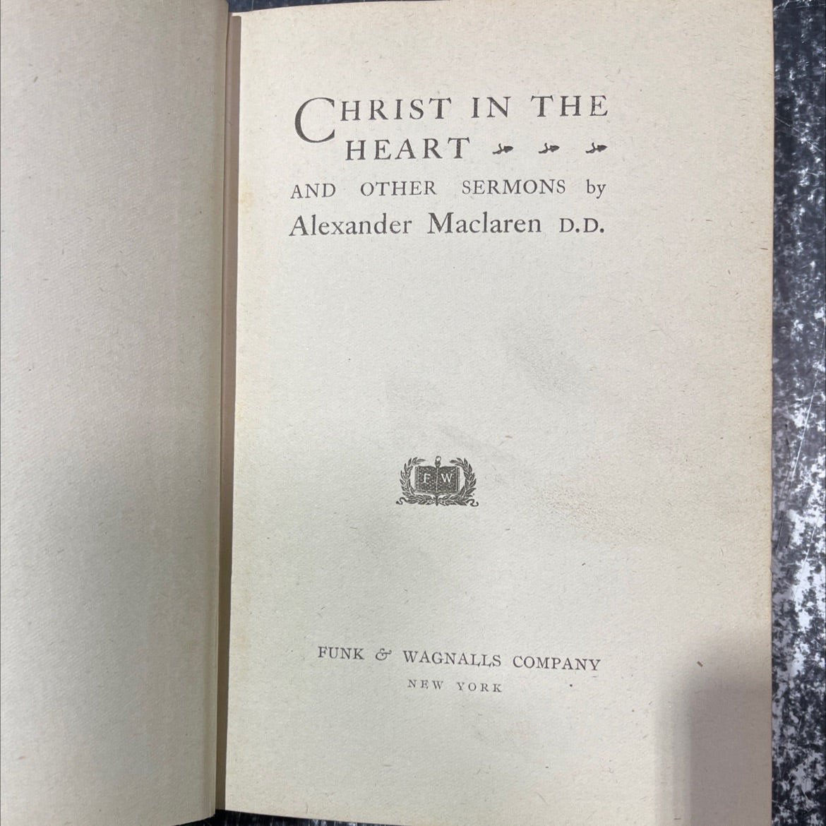 christ in the heart and other sermons book, by alexander maclaren d.d., 1970 Hardcover image 3