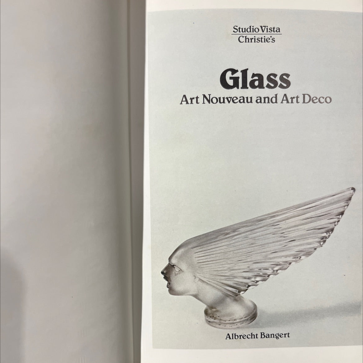 christie's glass art nouveau and art deco book, by albrecht bangert, 1979 Hardcover image 2