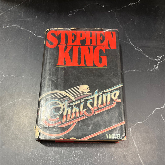 christine book, by stephen king, 1983 Hardcover, Vintage image 1