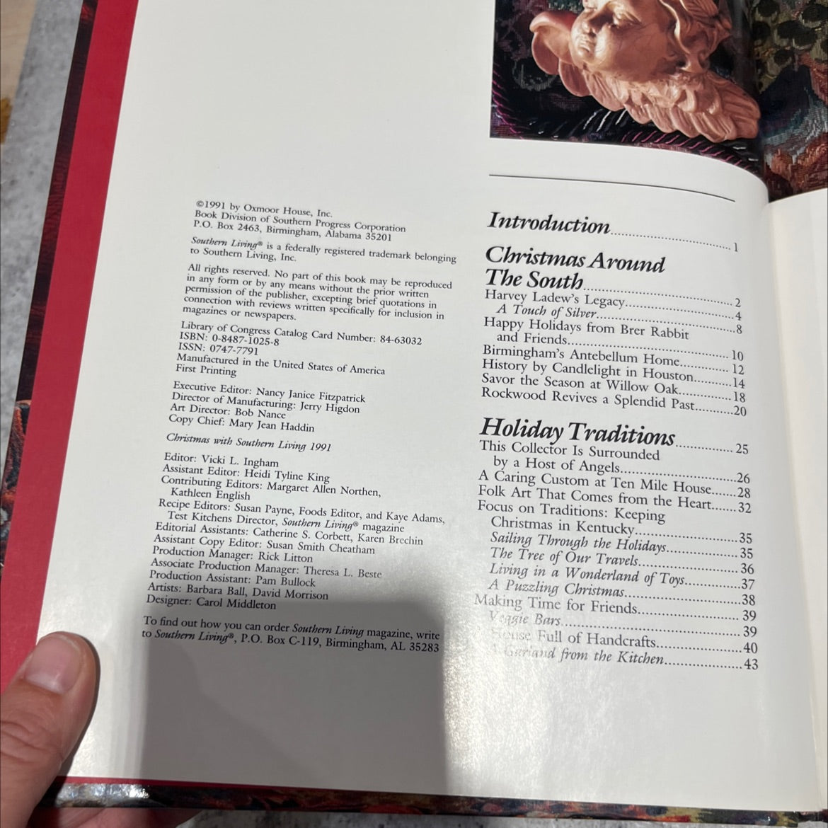 christmas at arlington book, by Vicki Ingham, 1991 Hardcover image 3