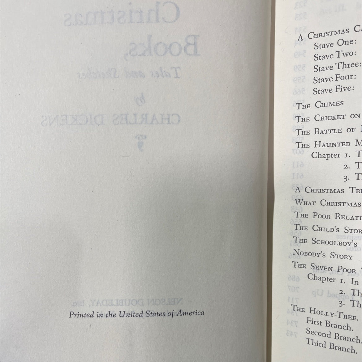 christmas books, tales and sketches book, by charles dickens, 1970 Hardcover image 3