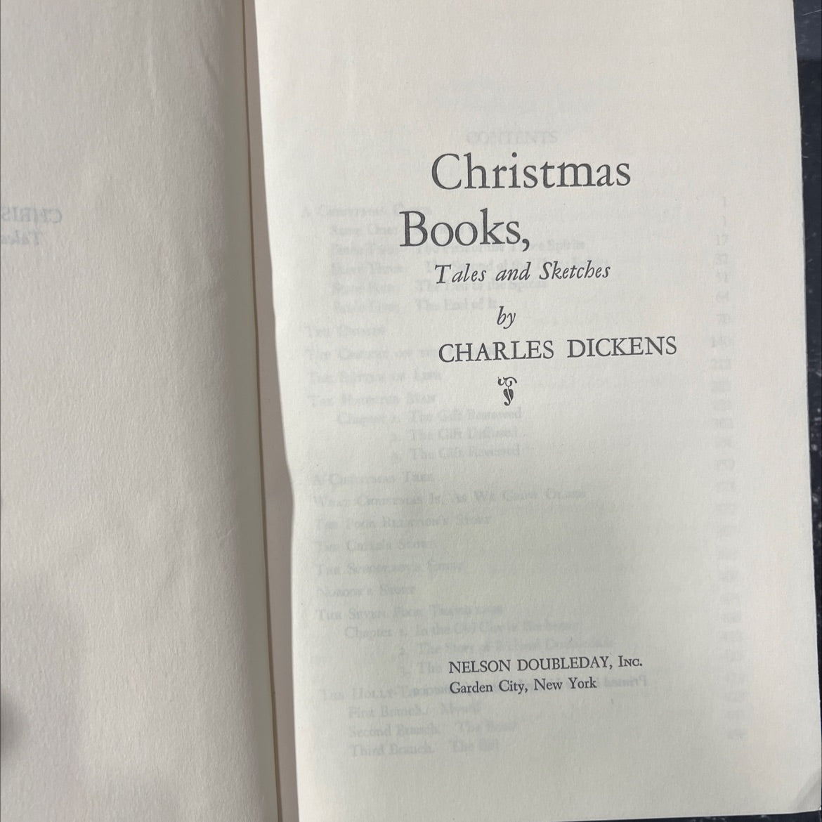 christmas books, tales and sketches book, by charles dickens, 1970 Hardcover image 2