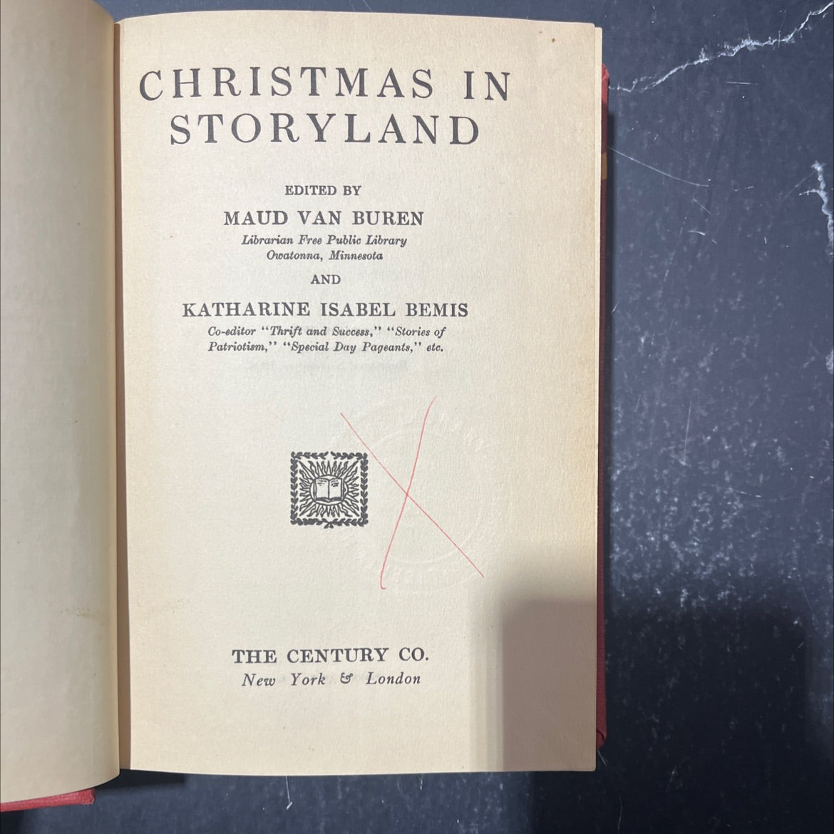 christmas in storyland book, by maud van buren, katharine isabel bemis, 1928 Hardcover image 2