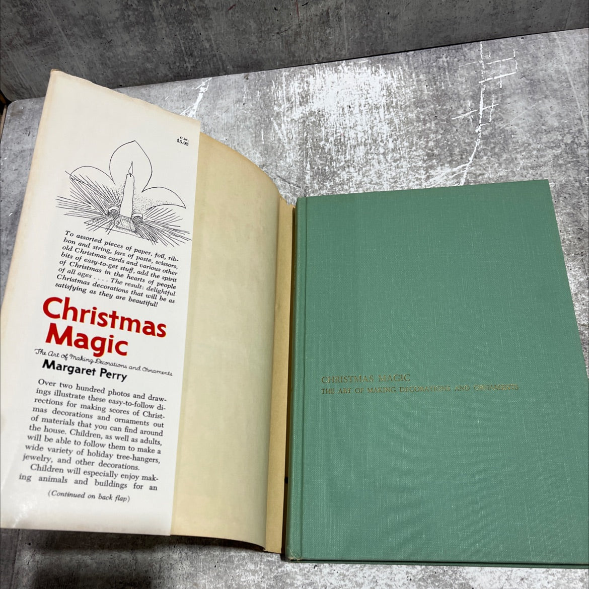 christmas magic the art of making decorations & ornaments book, by Margaret Perry, 1964 Hardcover image 4