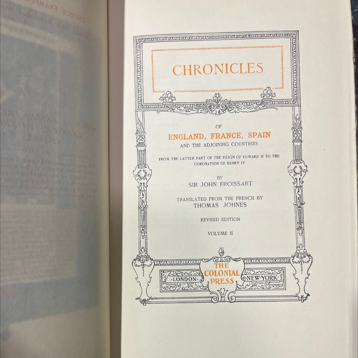 chronicles of england, france, spain and the adjoining countries from the latter part of the reign of edward ii to the image 2
