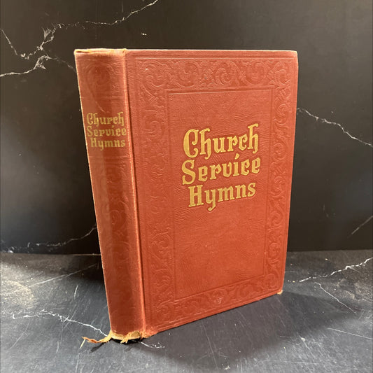 church service hymns book, by homer rodeheaver, george w. sanville, 1948 Hardcover image 1