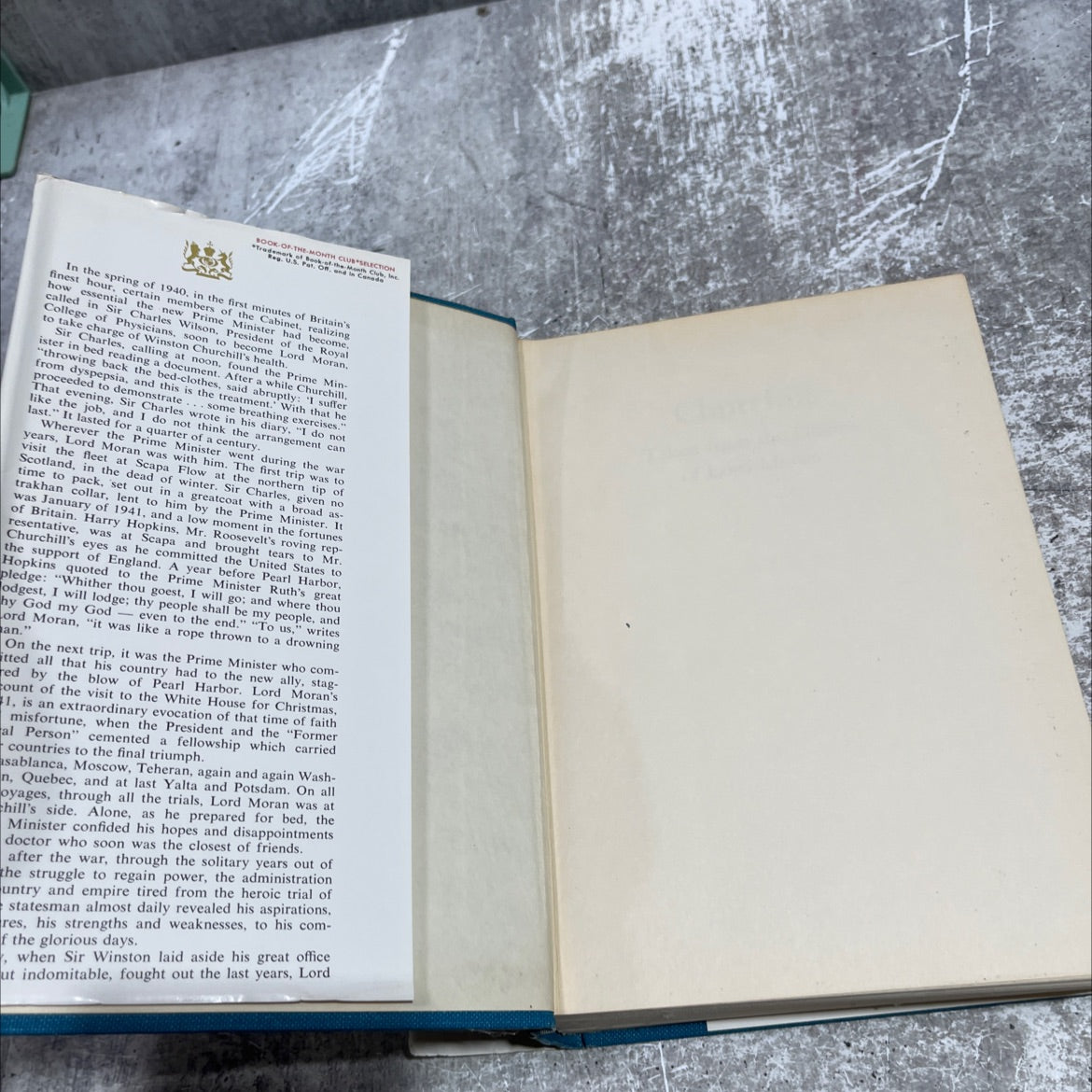 churchill taken from the diaries of lord moran the struggle for survival 1940-1965 book, by Lord Moran, 1966 Hardcover image 4