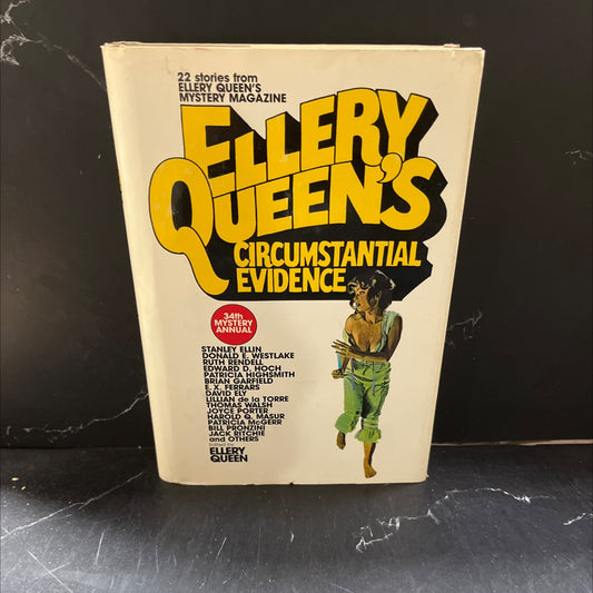 circumstantial evidence book, by ellery queen, 1980 Hardcover image 1