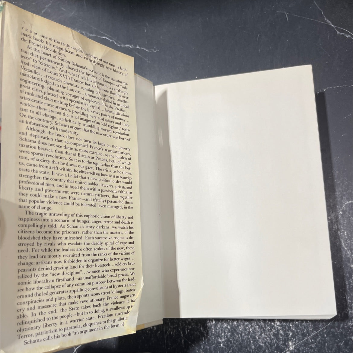 citizens a chronicle of the french revolution book, by Simon Schama, 1989 Hardcover image 4