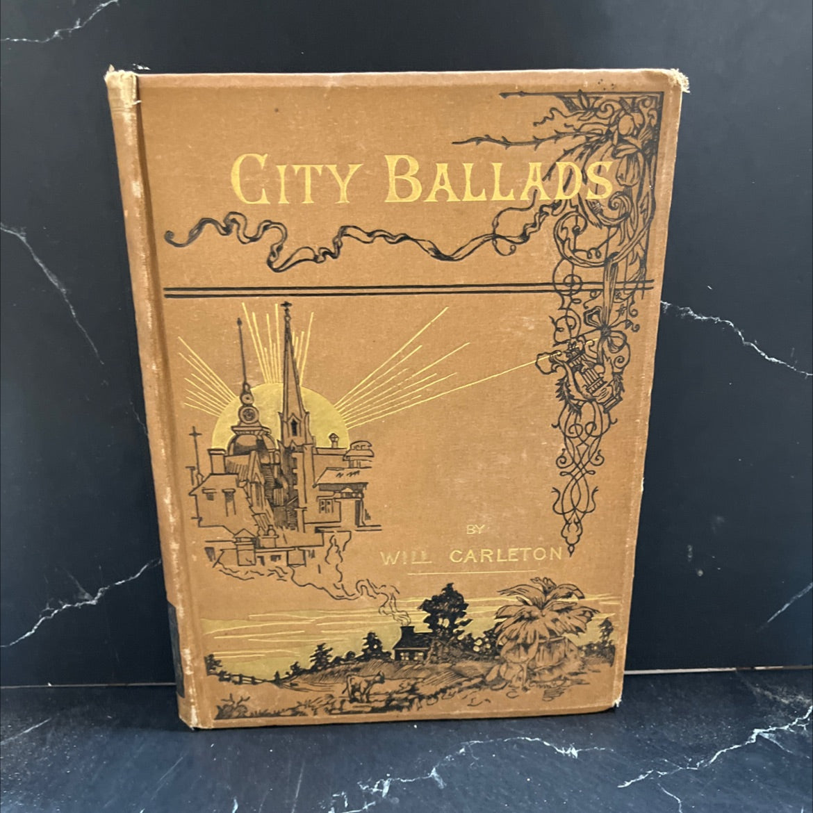 city ballads book, by will carleton, 1886 Hardcover image 1