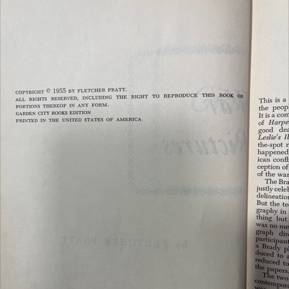 civil war in pictures book, by fletcher pratt, 1955 Hardcover image 3