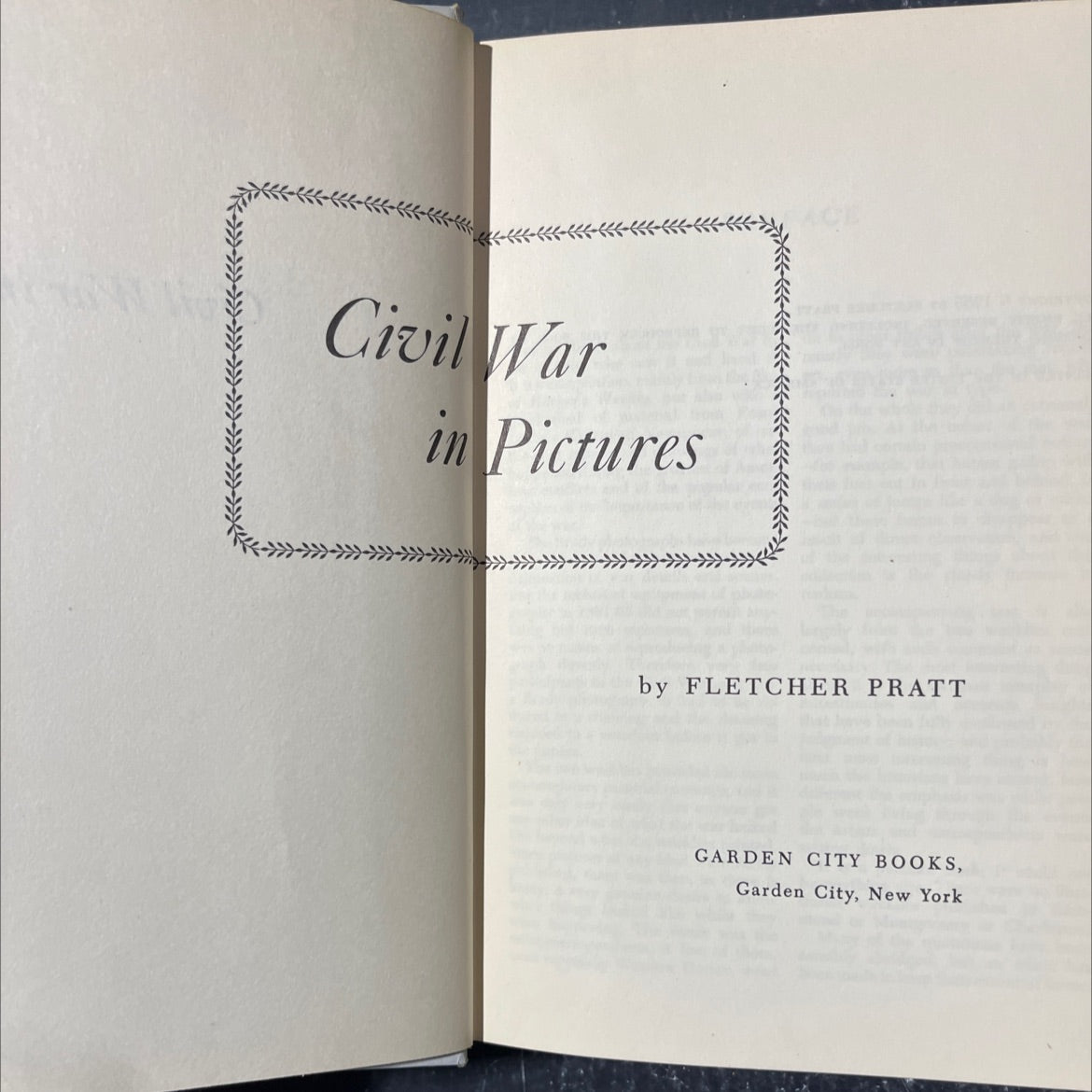 civil war in pictures book, by fletcher pratt, 1955 Hardcover image 2