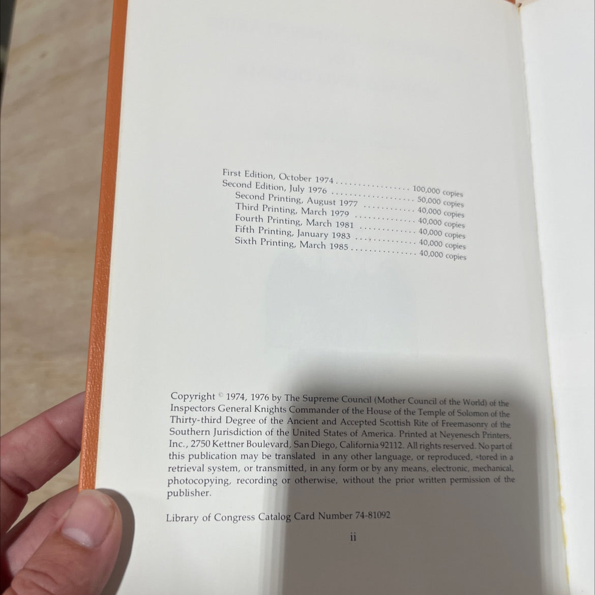 clausen's commentaries on morals and dogma book, by Henry C. Clausen, 1985 Hardcover image 3