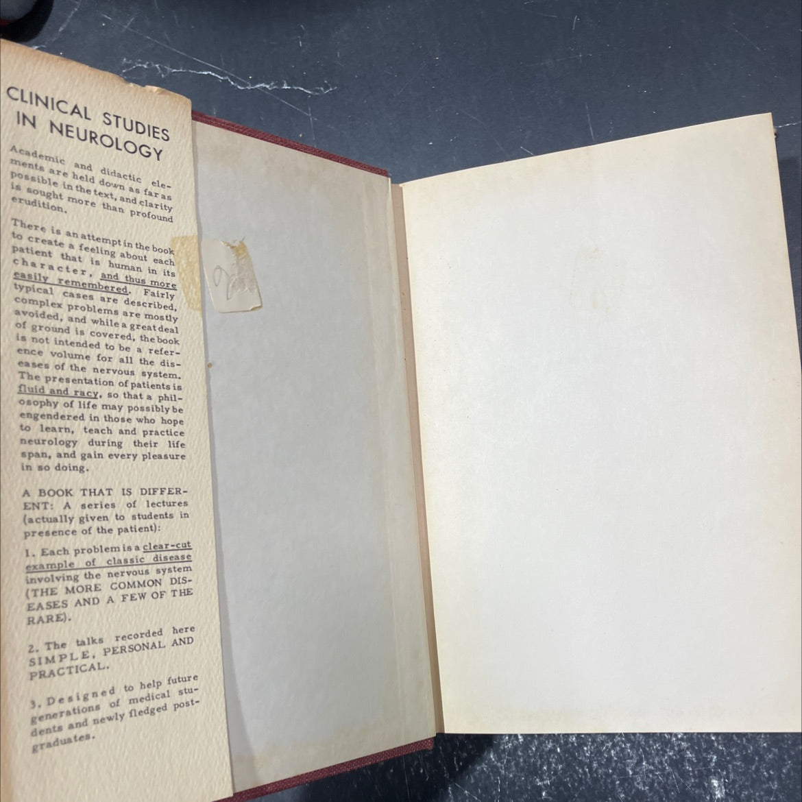 clinical studies in neurology book, by harry lee parker, 1956 Hardcover image 4