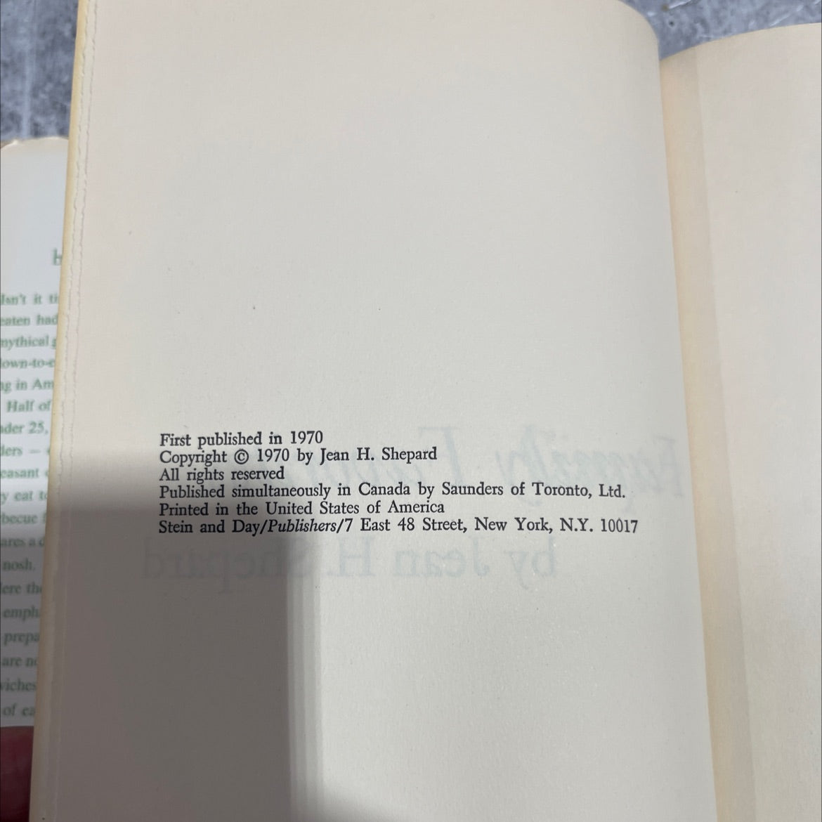 cliq simple family favorites book, by Jean H. Shepard, 1970 Hardcover image 3