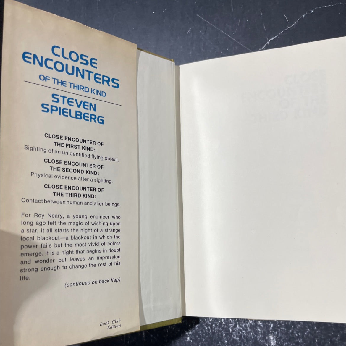 close encounters of the third kind a novel book, by steven spielberg, 1977 Hardcover image 4
