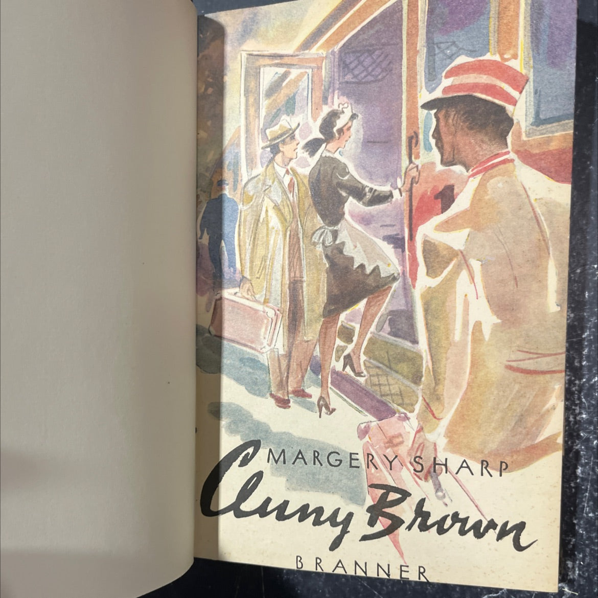 cluny brown book, by margery sharp, 1947 Leather image 2