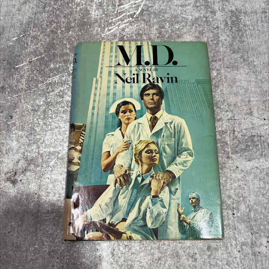 cm m.d. a novel book, by neil ravin, 1981 Hardcover image 1