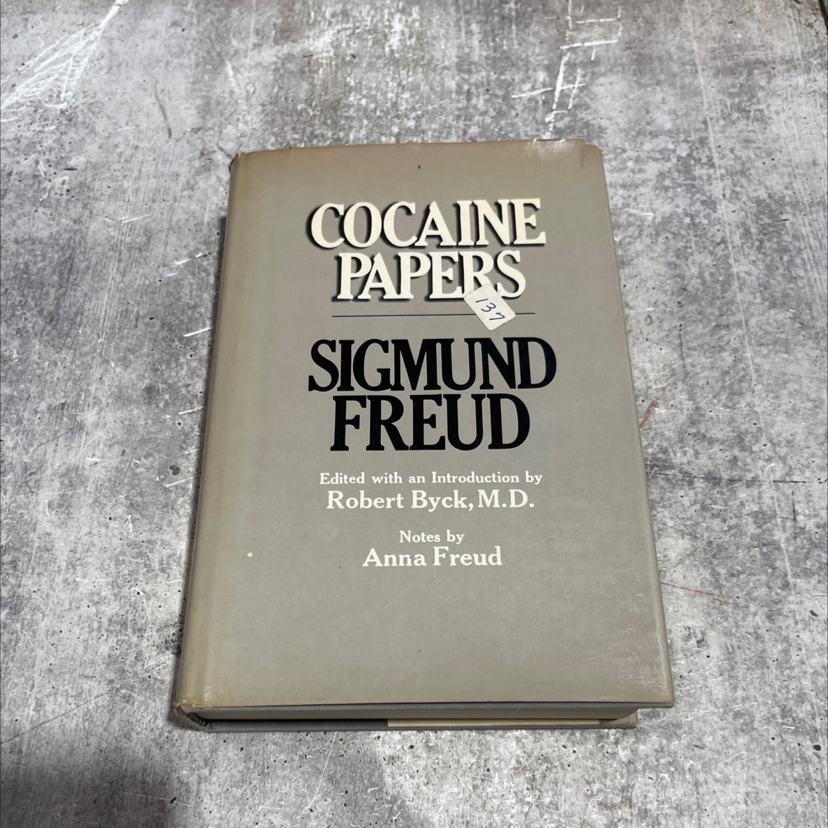 cocaine papers book, by sigmund freud, 1974 Hardcover image 1