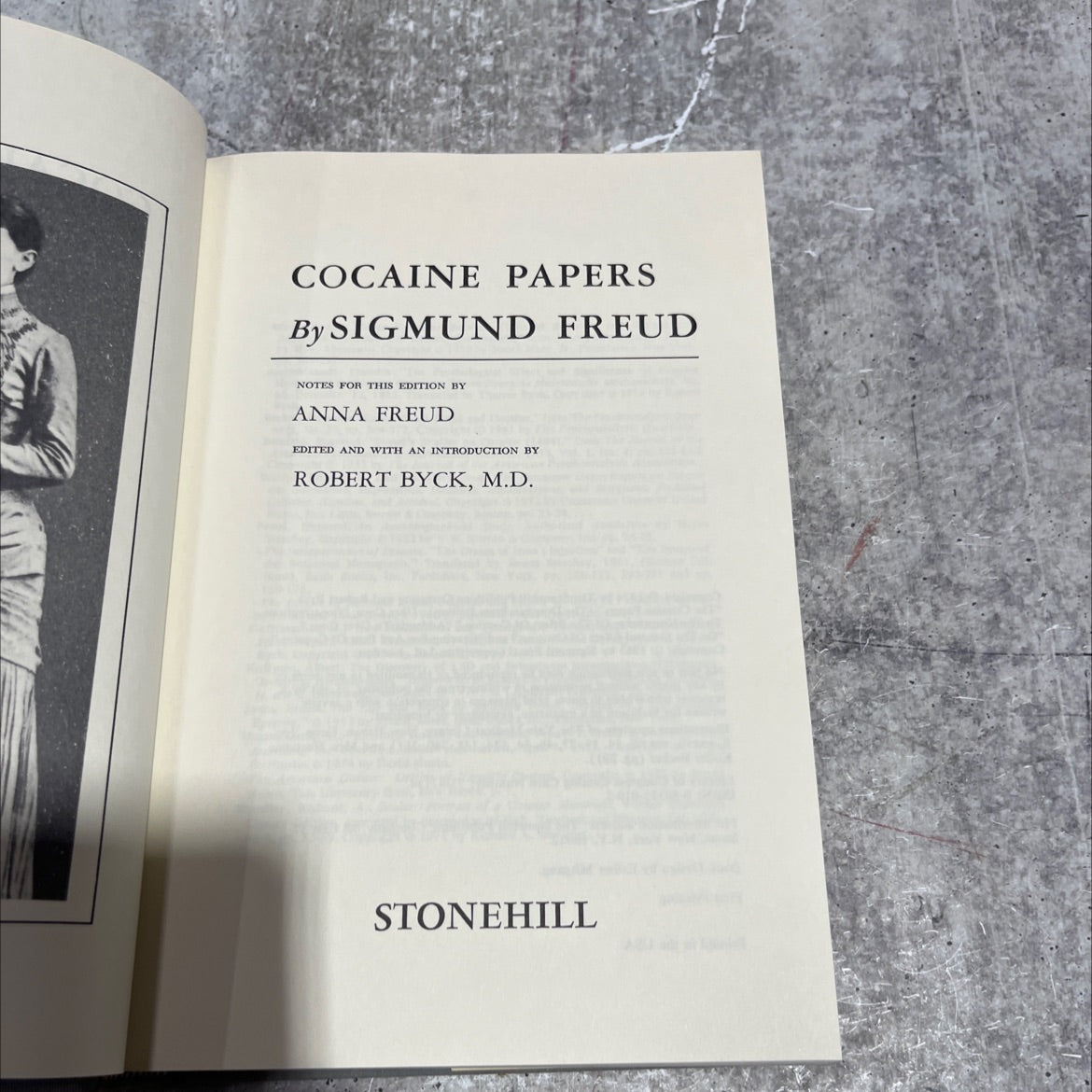 cocaine papers book, by sigmund freud, 1974 Hardcover image 2