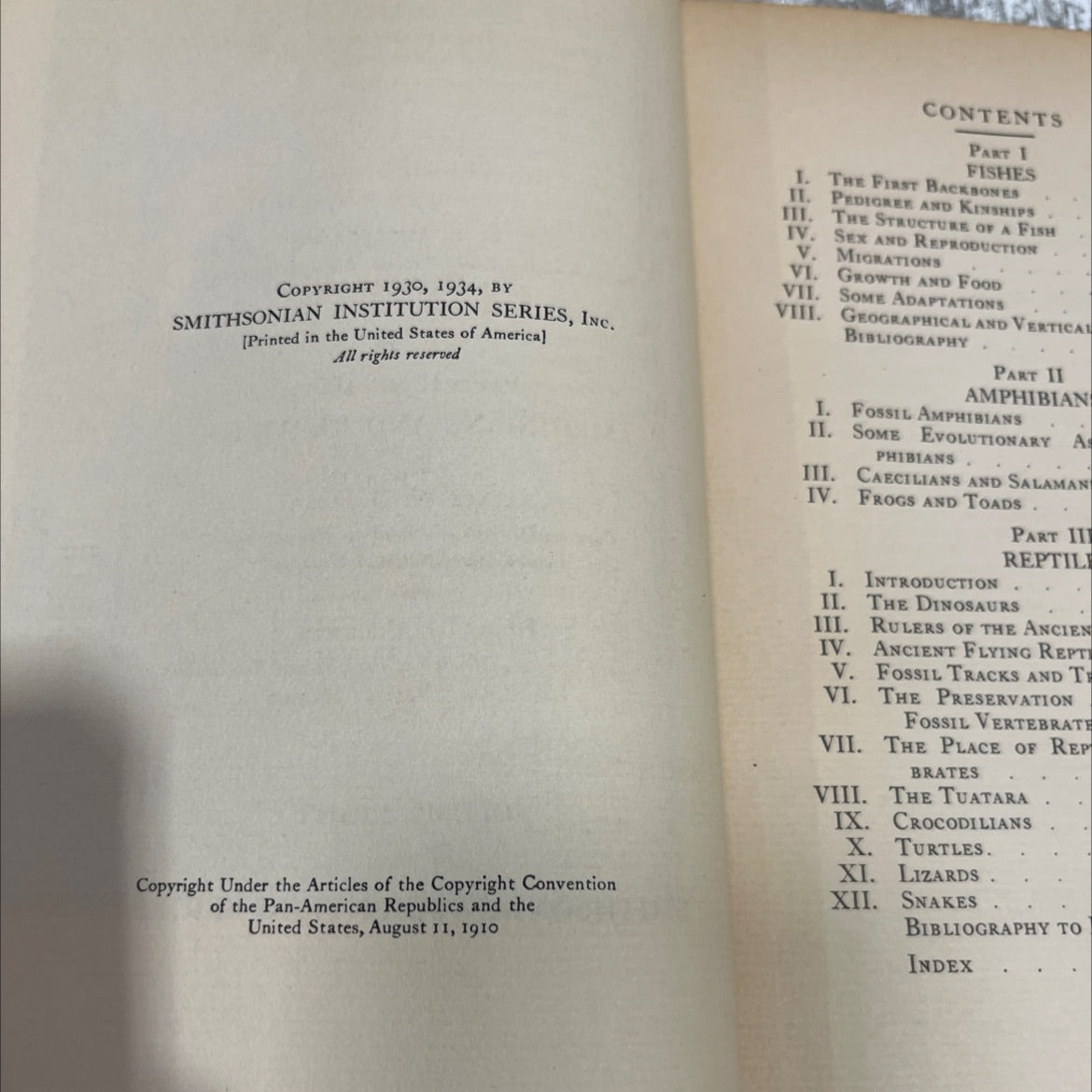 cold-blooded vertebrates part i fishes book, by samuel f. hildebrand, 1934 Hardcover image 3
