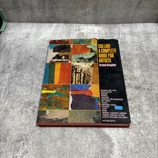 collage a complete guide for artists book, by anne brigadier, 1970 Hardcover image 1