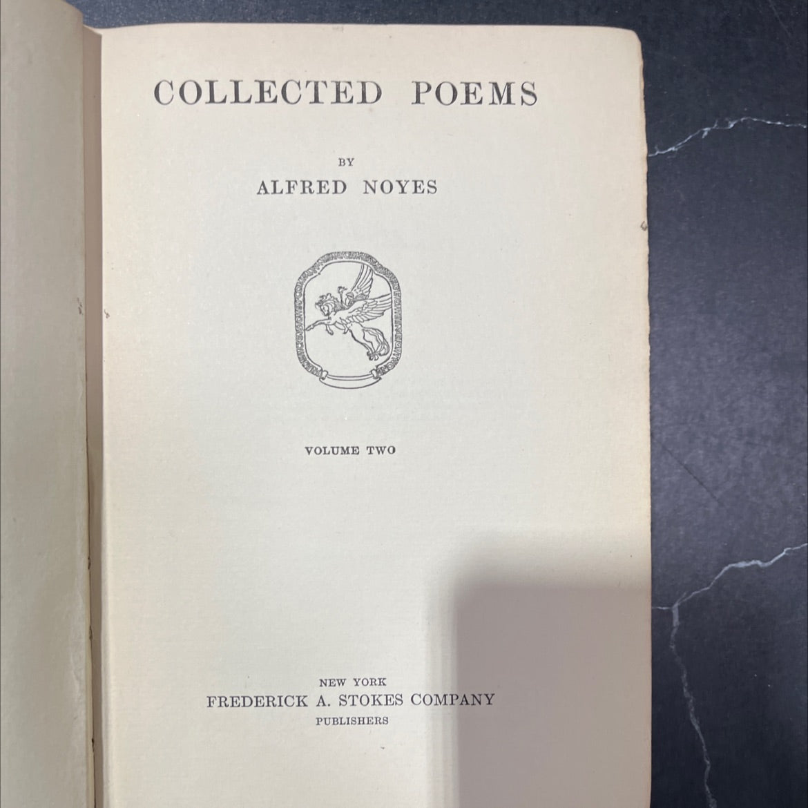 collected poems by alfred noyes volume two book, by alfred noyes, 1913 Hardcover image 2