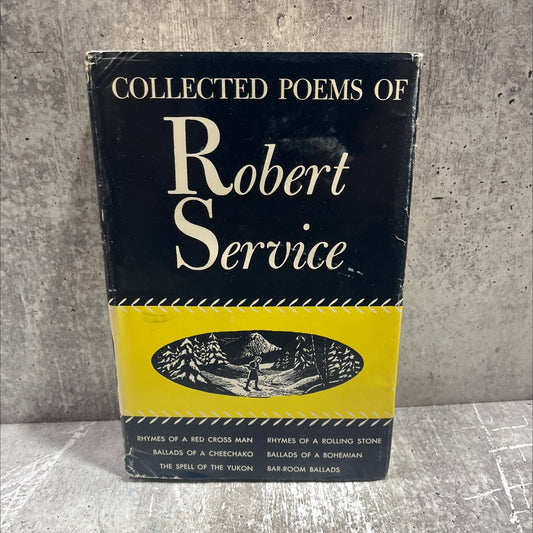 collected poems book, by robert service, 1940 Hardcover image 1