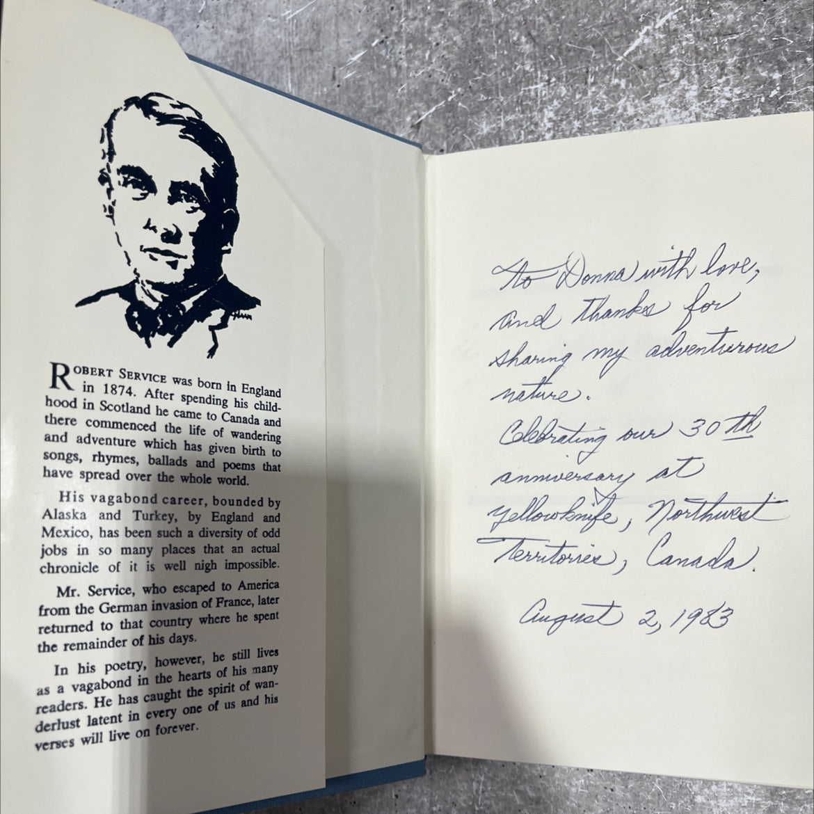 collected poems book, by robert service, 1940 Hardcover image 4