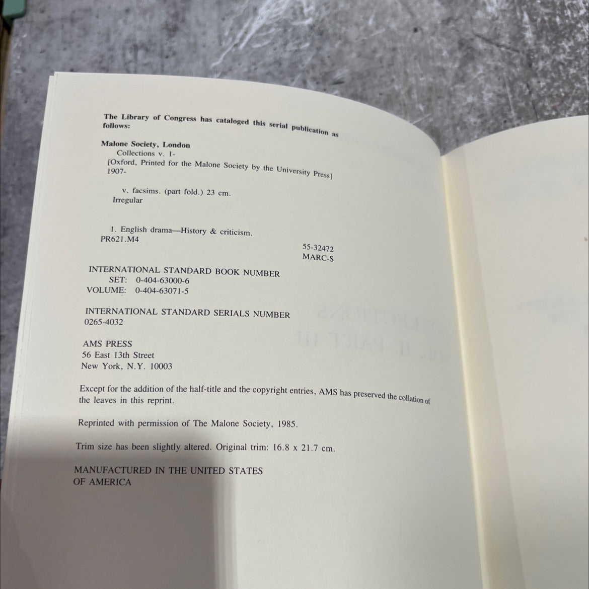 collections vol. ii. part iii book, by unknown, 1985 Hardcover image 3