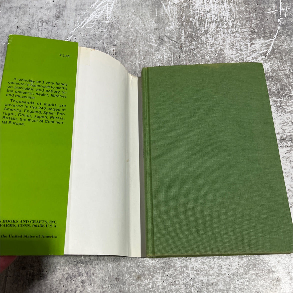 collector's handbook to marks on porcelain and pottery book, by e. paul and a. peterson, 1974 Hardcover image 4