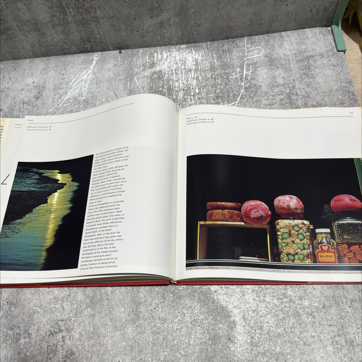 color design in photography book, by Harald Mante, 1972 Hardcover image 4