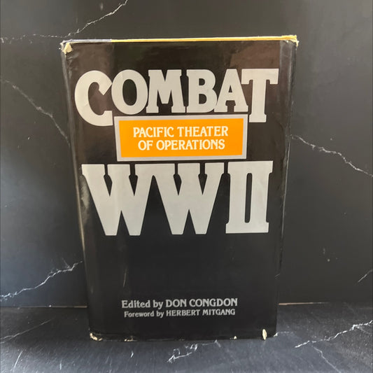 combat ww ii pacific theater of operations book, by Don Congdon, 1983 Hardcover image 1