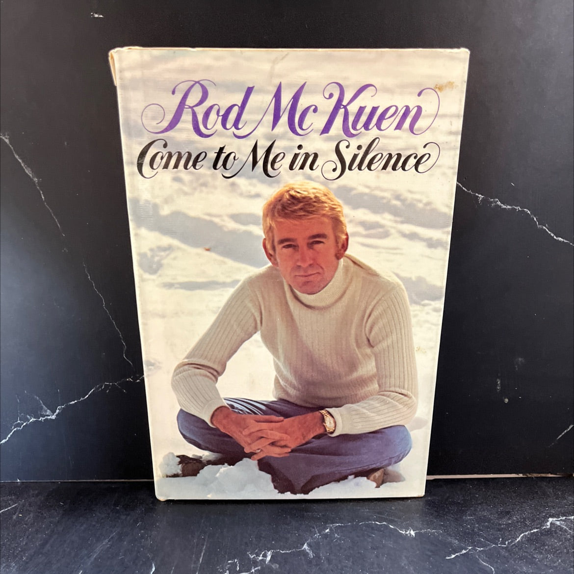 come to me in silence book, by rod mckuen, 1973 Hardcover image 1