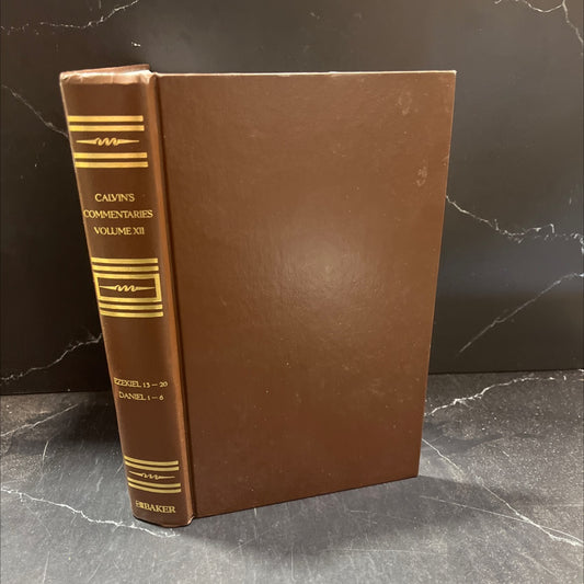 commentaries on the first twenty chapters of the book of the prophet ezekiel book, by john calvin, 2003 Hardcover image 1