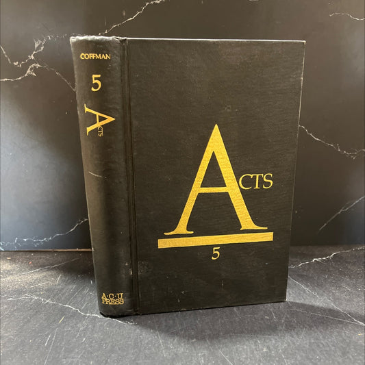 commentary on acts book, by james burton coffman, 1985 Hardcover image 1