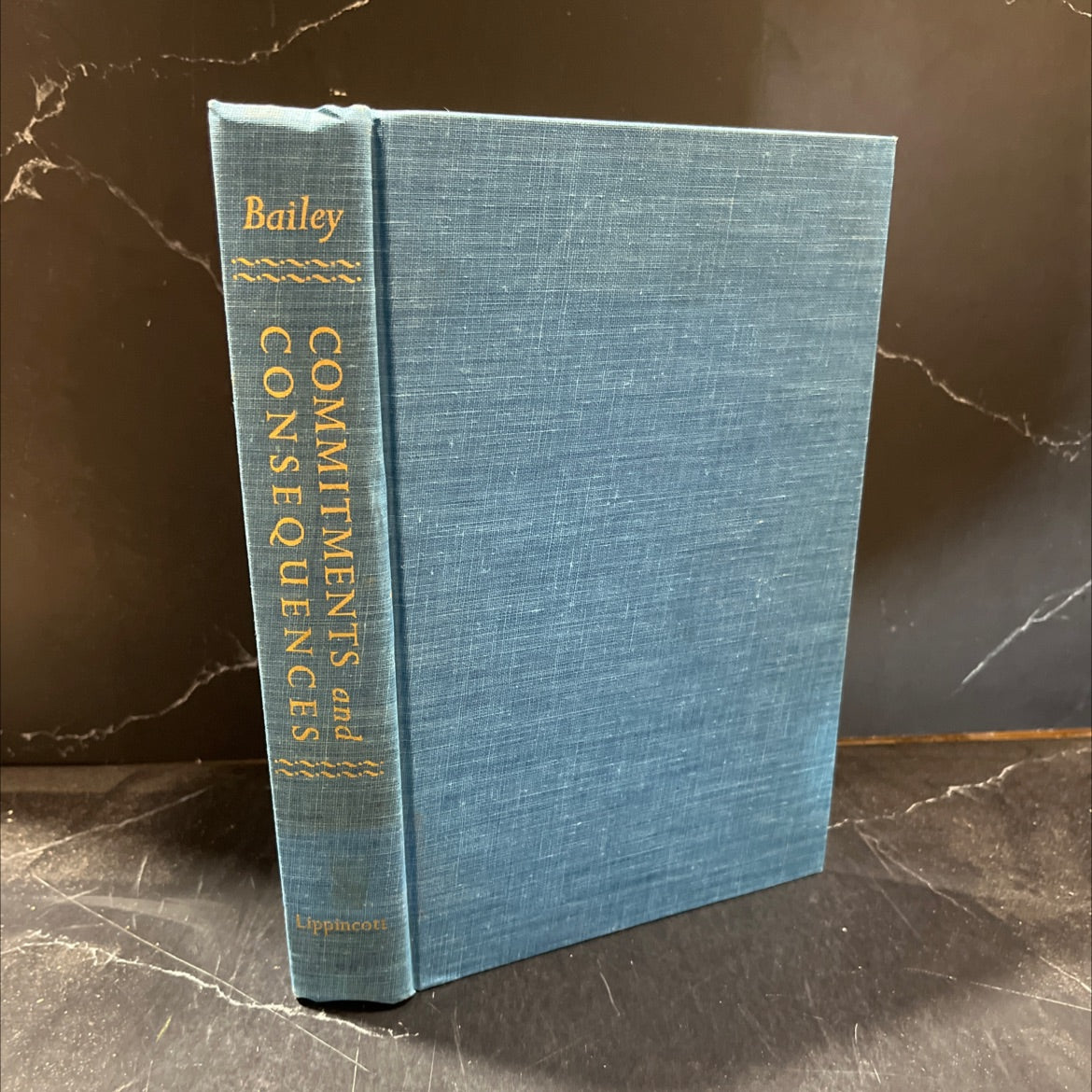 commitments and consequences a christian account of human experience book, by Page Bailey, 1968 Hardcover image 1