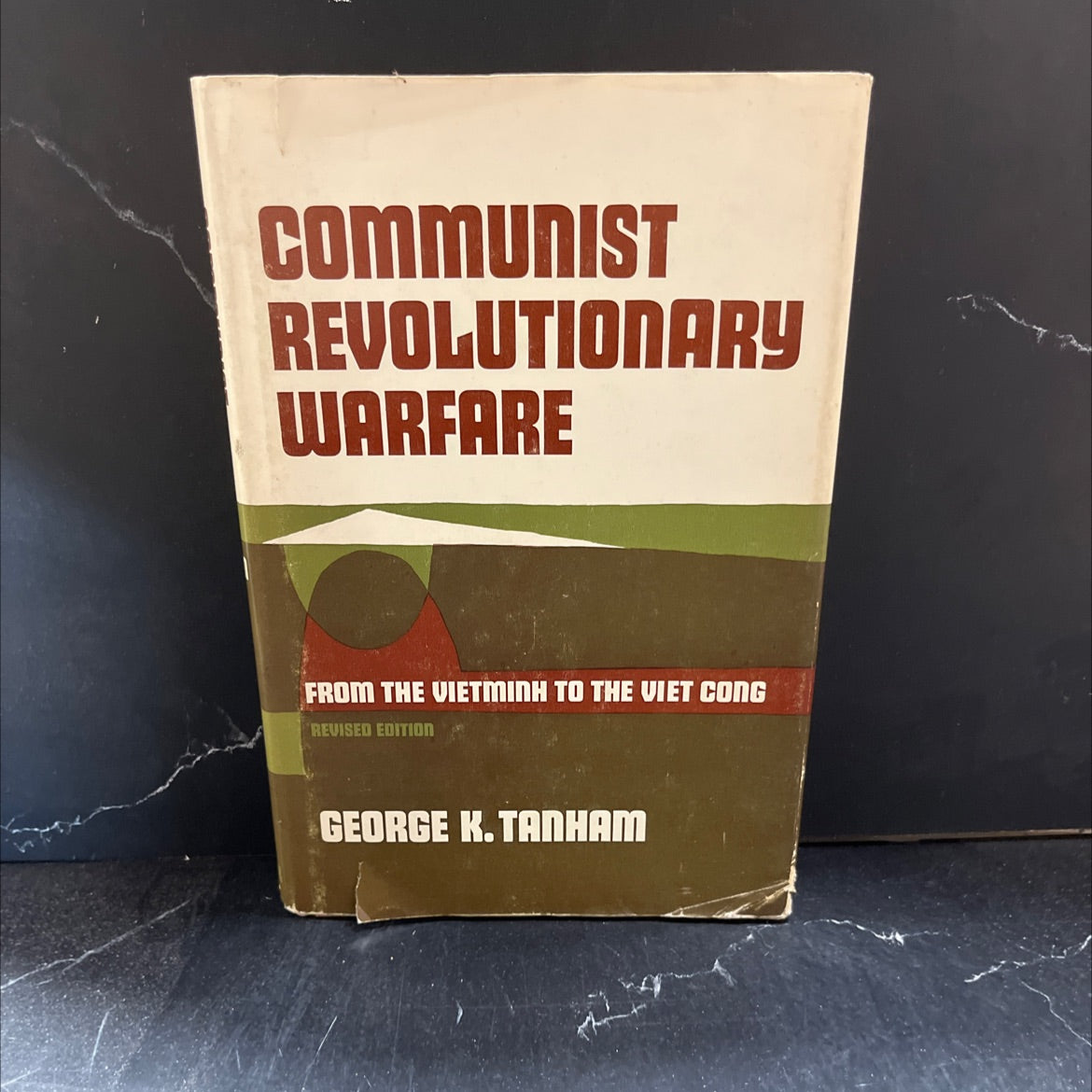 SIGNED communist revolutionary warfare from the vietminh to the viet cong revised edition book, by george k. tanham, image 1