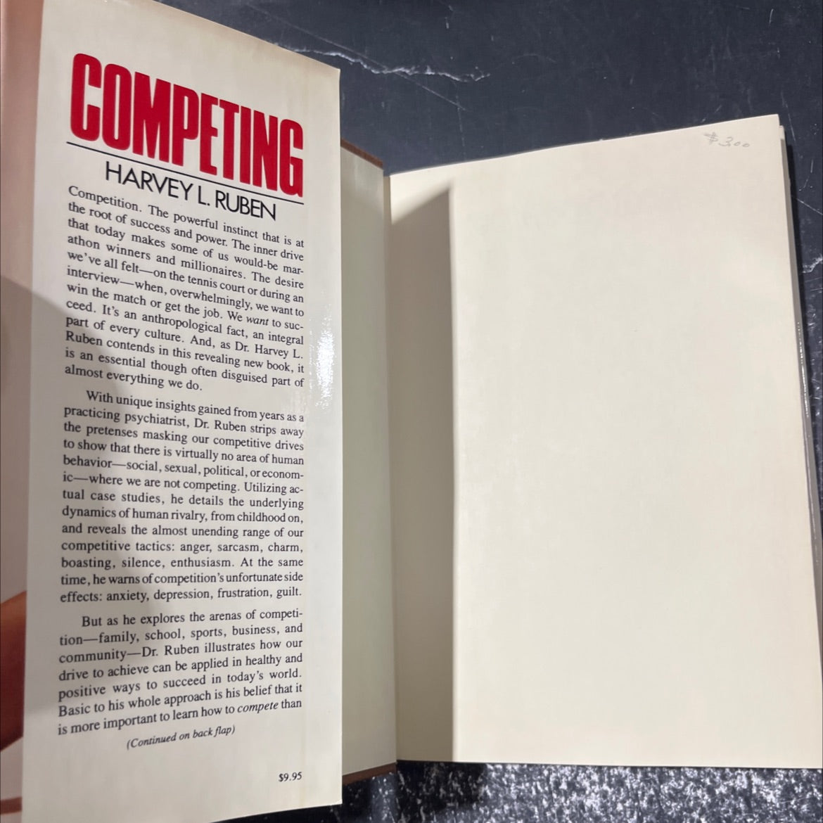 competing: understanding and winning the strategic games we all play book, by harvey l. ruben, 1980 Hardcover image 4