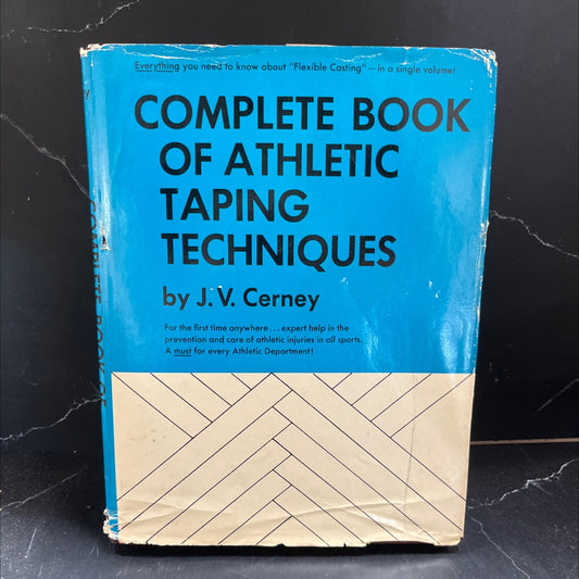 complete book of athletic taping techniques book, by j. v. cerney, 2008 Hardcover image 1