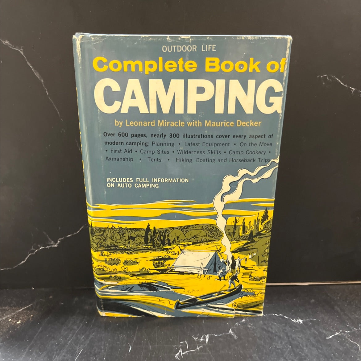 complete book of camping book, by leonard miracle with maurice h. decker, 1961 Hardcover image 1