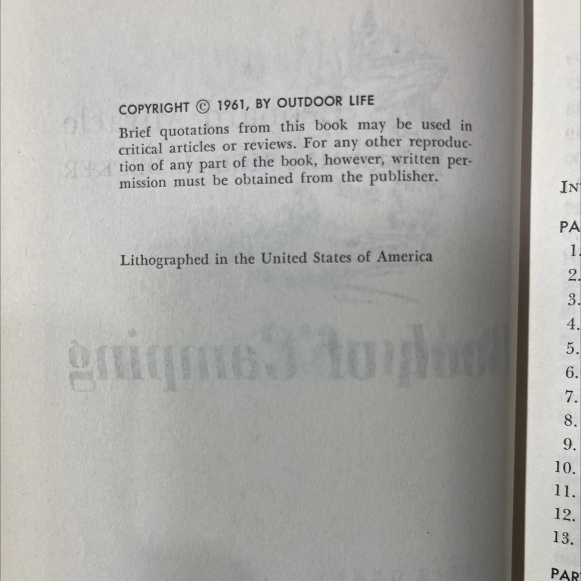 complete book of camping book, by leonard miracle with maurice h. decker, 1961 Hardcover image 3