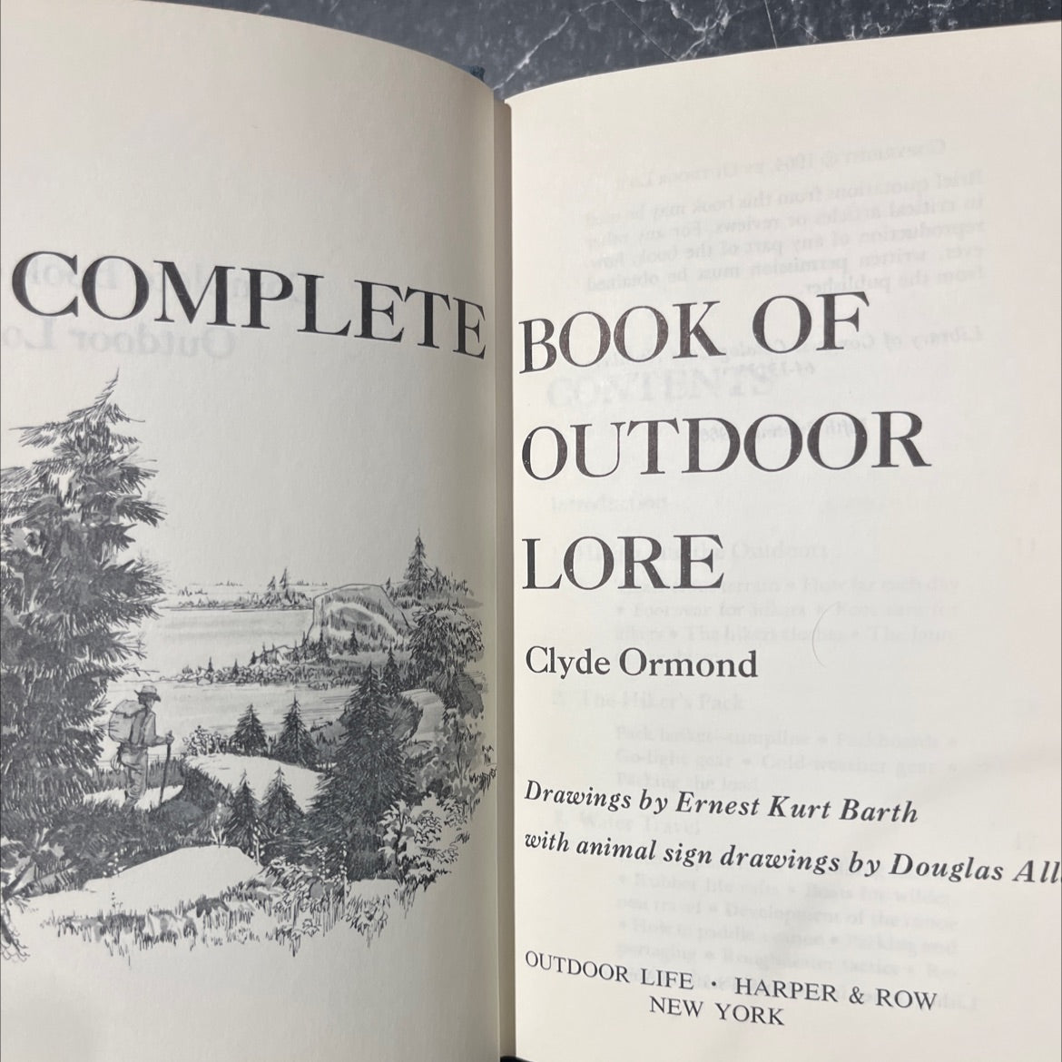 complete book of conte outdoor lore book, by Clyde Ormond, 1966 Hardcover image 2
