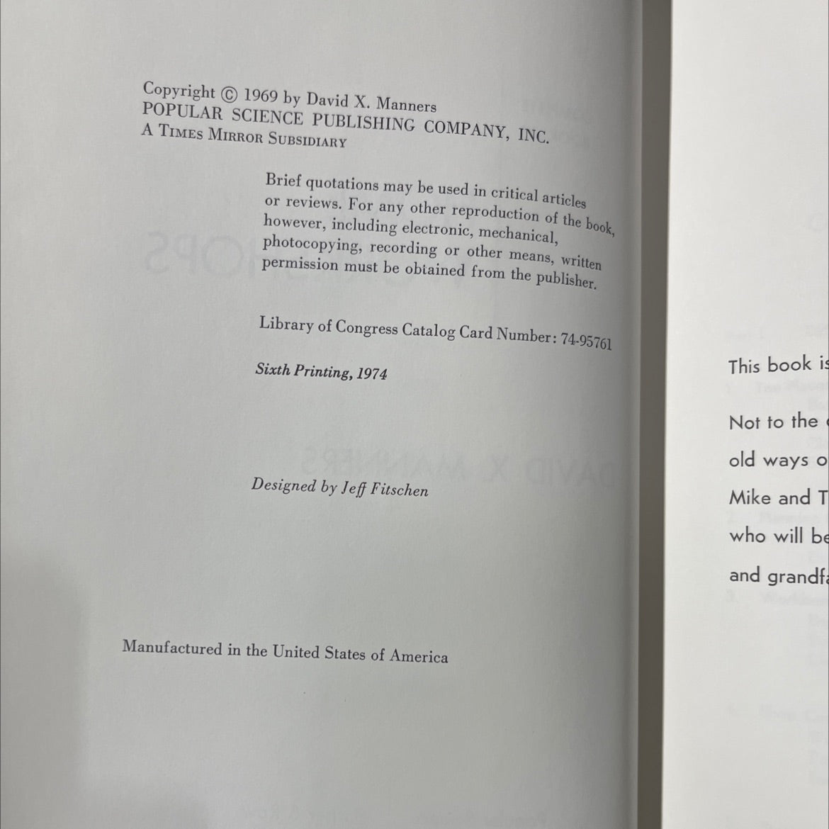 complete book of home workshops book, by david x. manners, 1974 Hardcover image 3