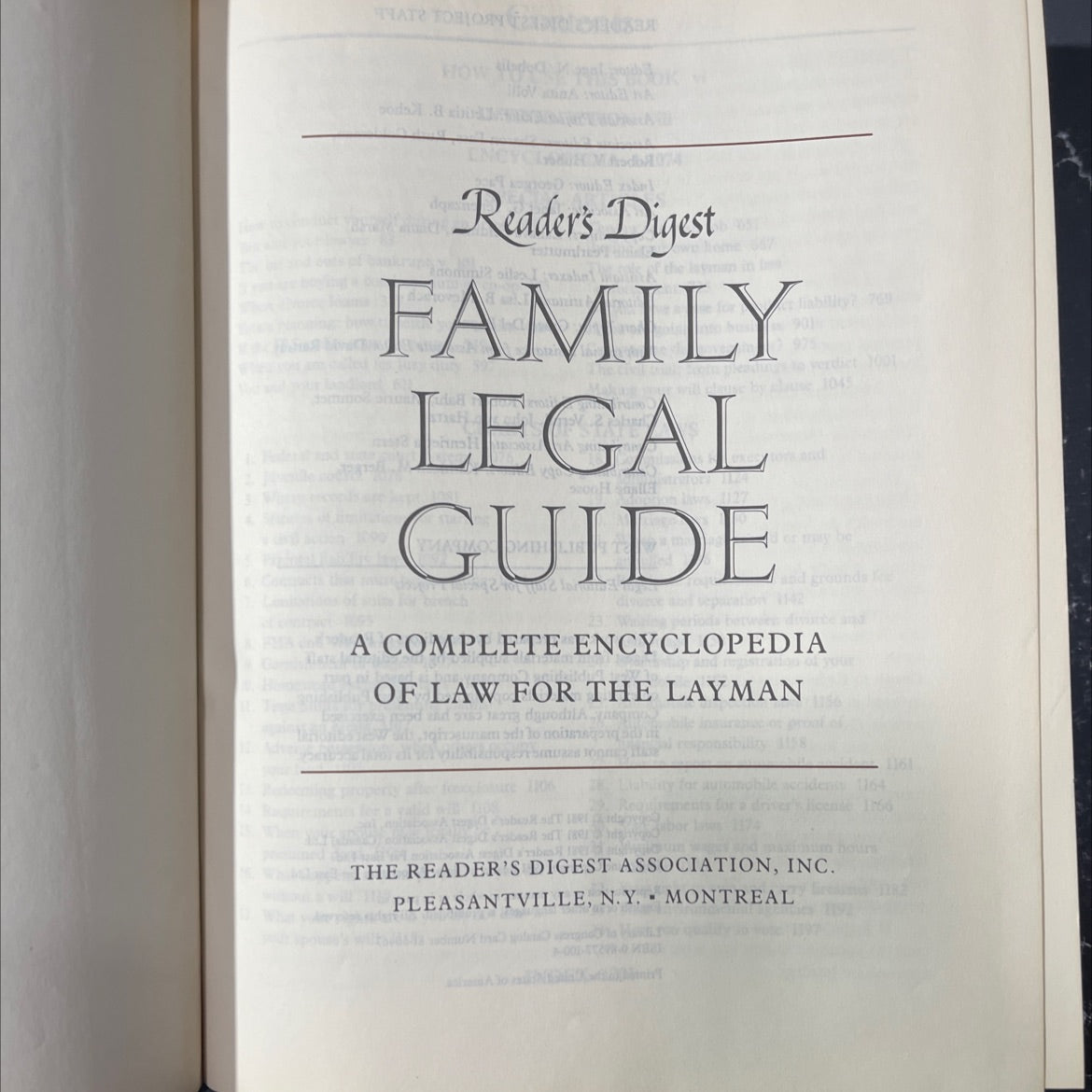 complete encyclopedia of law for the layman book, by unknown, 1981 Hardcover image 2