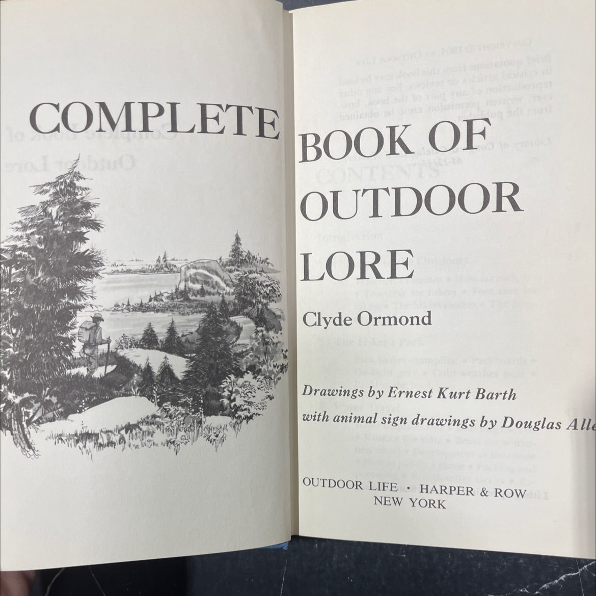 complete outdoor lore book, by Clyde Ormond, 1964 Hardcover image 2