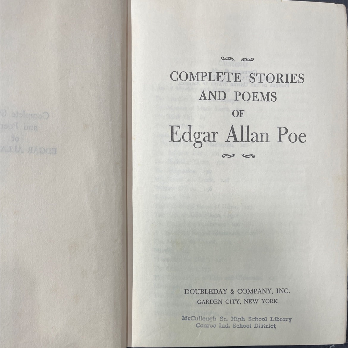 complete stories and poems of edgar allan poe book, by edgar allan poe, 1966 Hardcover image 2